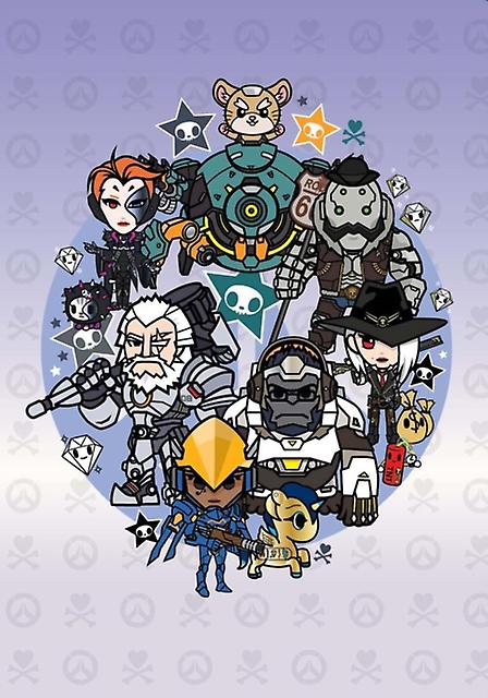 Overwatch Tokidoki X Series 3 Notebook Notebook  blank book Book