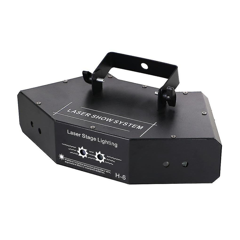 Rgb Effect Scanner Laser Projector Lights Dmx Disco Home Party Dj Beam Moving Ray Stage Show System Lighting 6 Eyes 24 Patterns