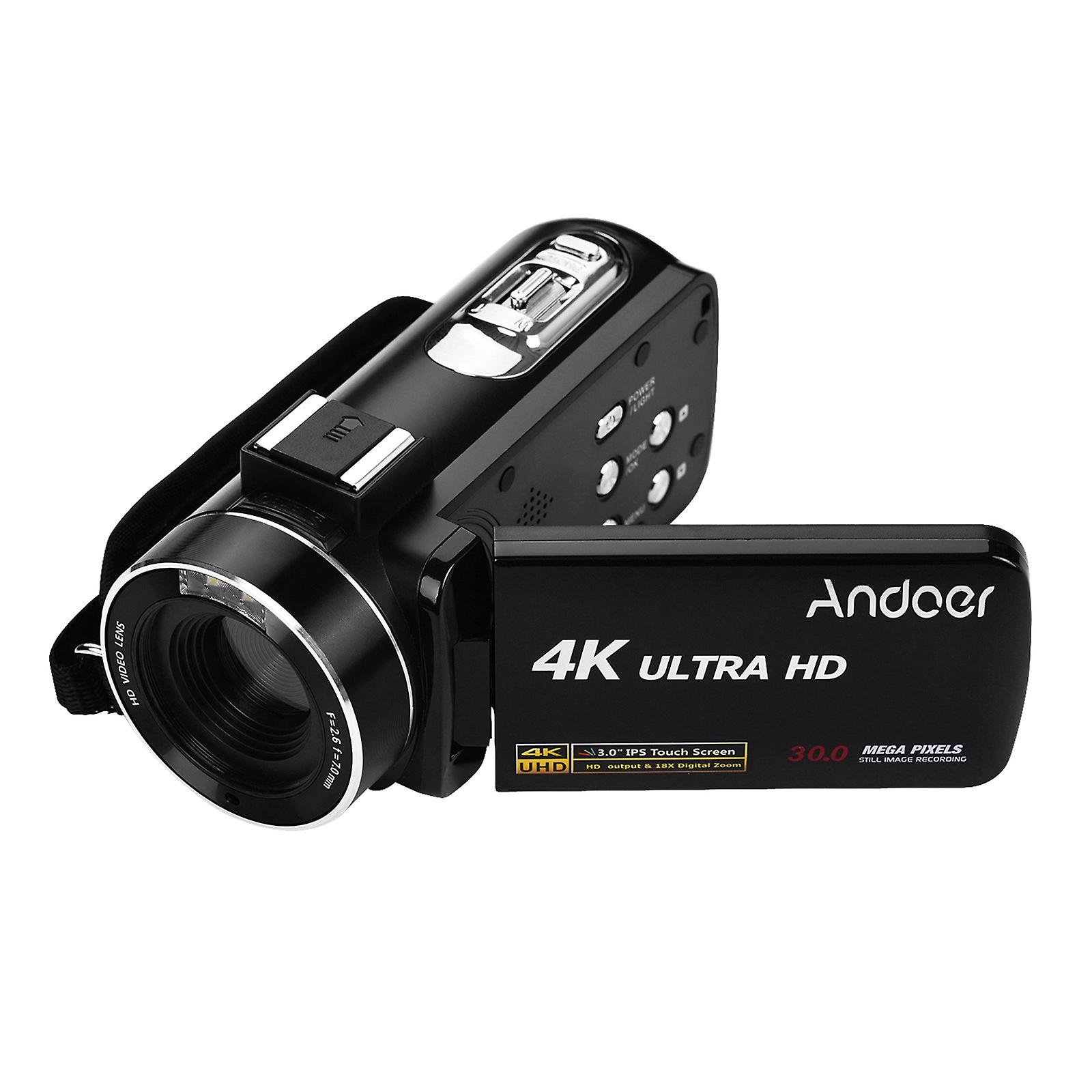 4k  Handheld Dv Professional Digital Video Camera Cmos Sensor Camcorder