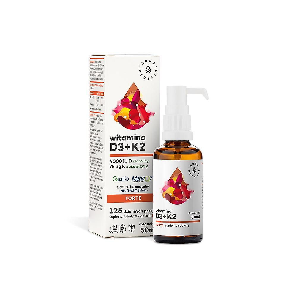 Aura Herbals vitamin d3 + k2mk 750 ml BI6299