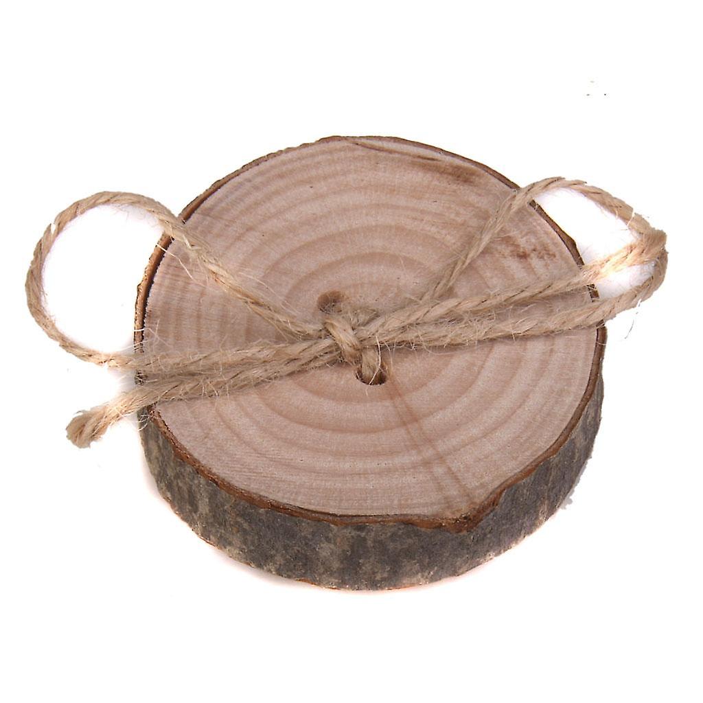 Rustik vielsesring pudebærerkasse træ evigt ringpude