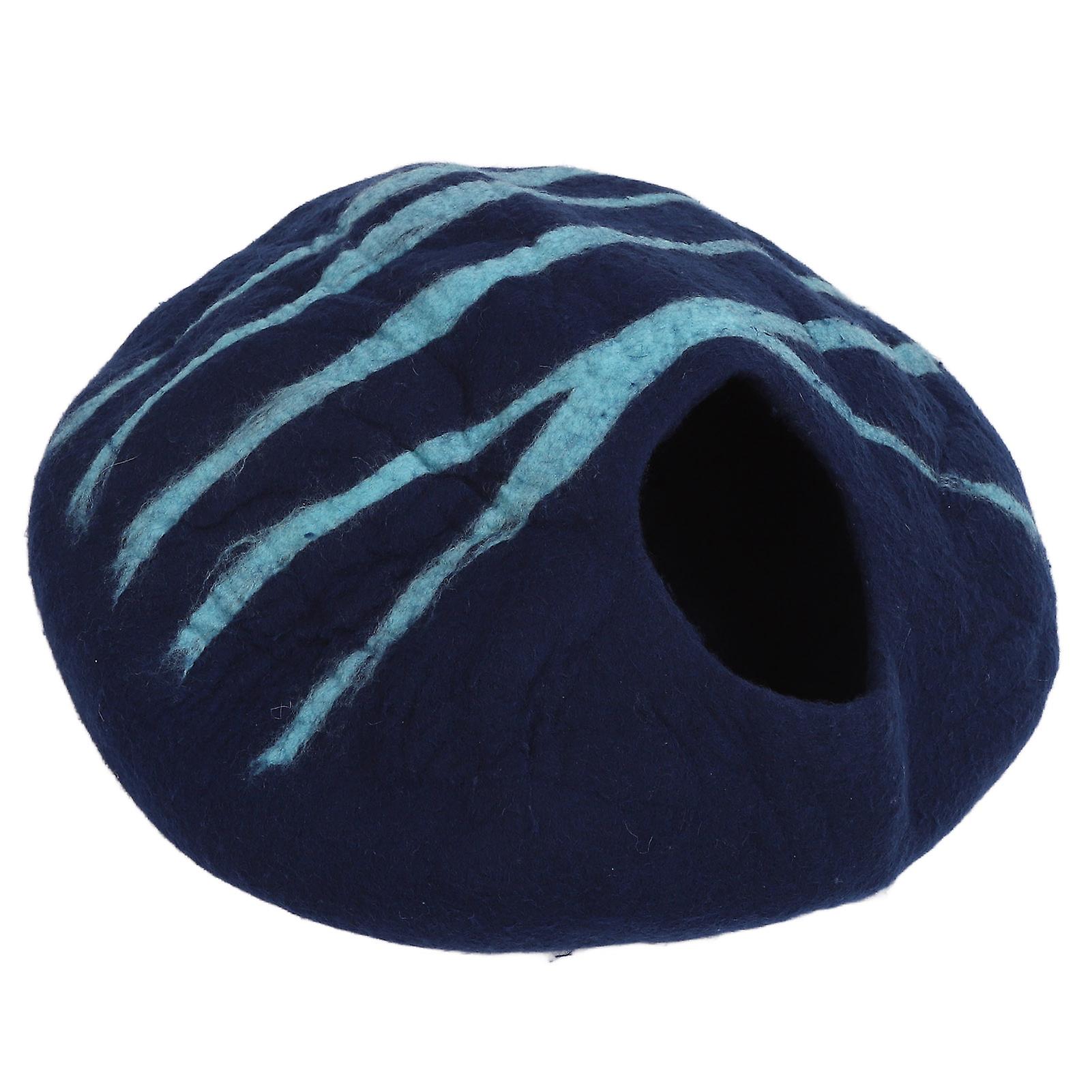 Wool Cat Cave Bed Keep Warm Soft and Comfortable Multipurpose Cat Bed for Cats Kittens Small Pets