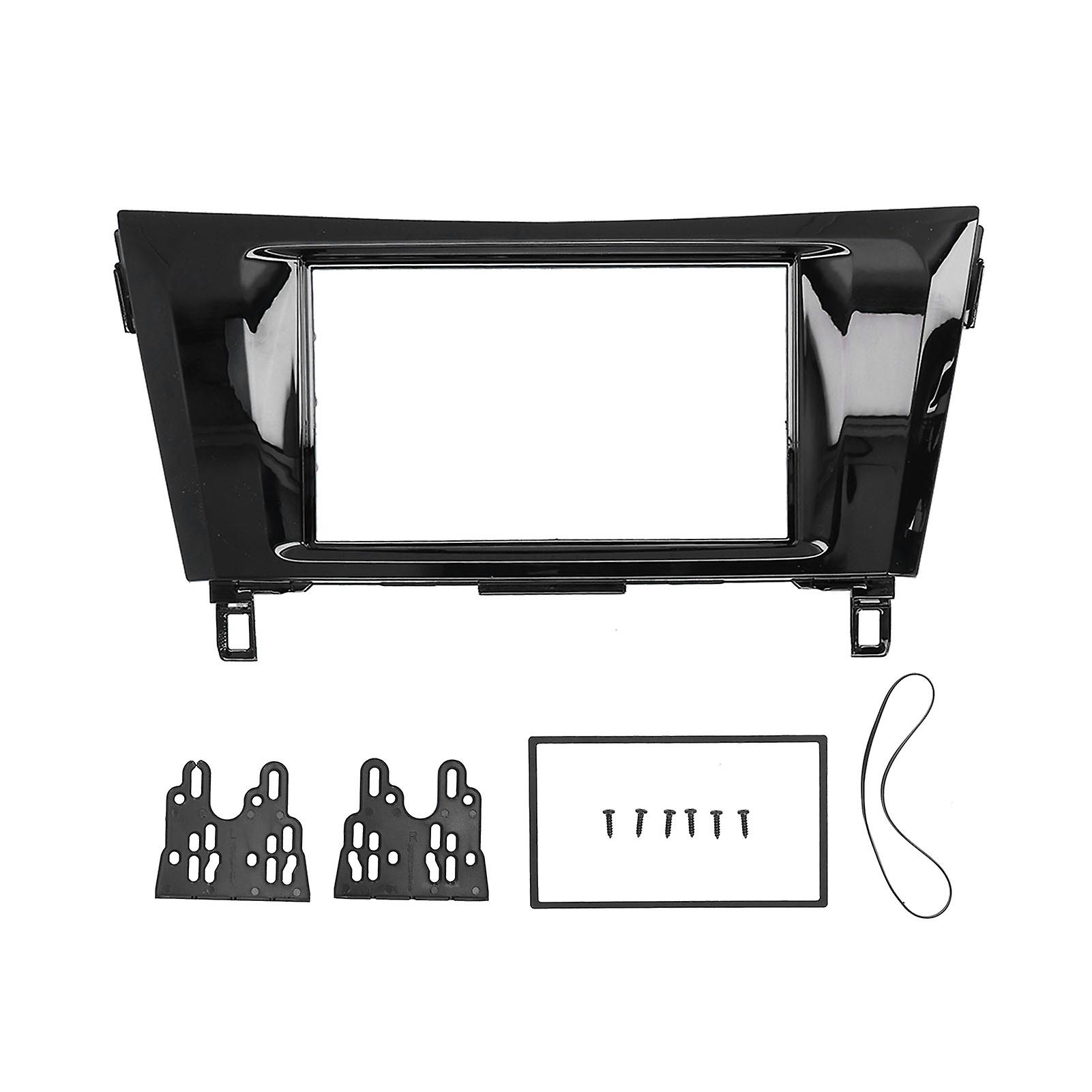 Stereo Fascia Trim,2Din Radio Fascia DVD Navigation Frame Dash Stereo Bezel Exceptional Reliability