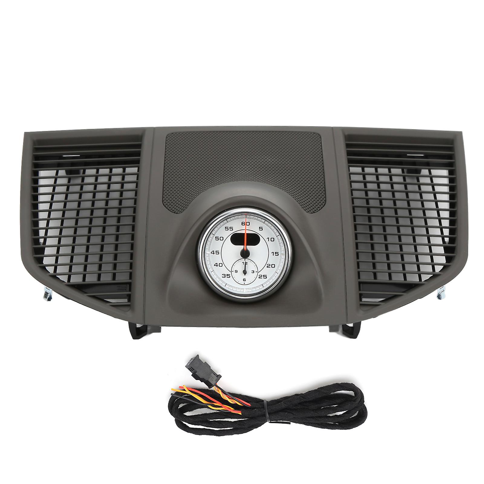 Car Dash Stopwatch,Upper Center Dashboard Cover Upper Center Dashboard Trim Instrument Panel Clock Cover Multi-Functional