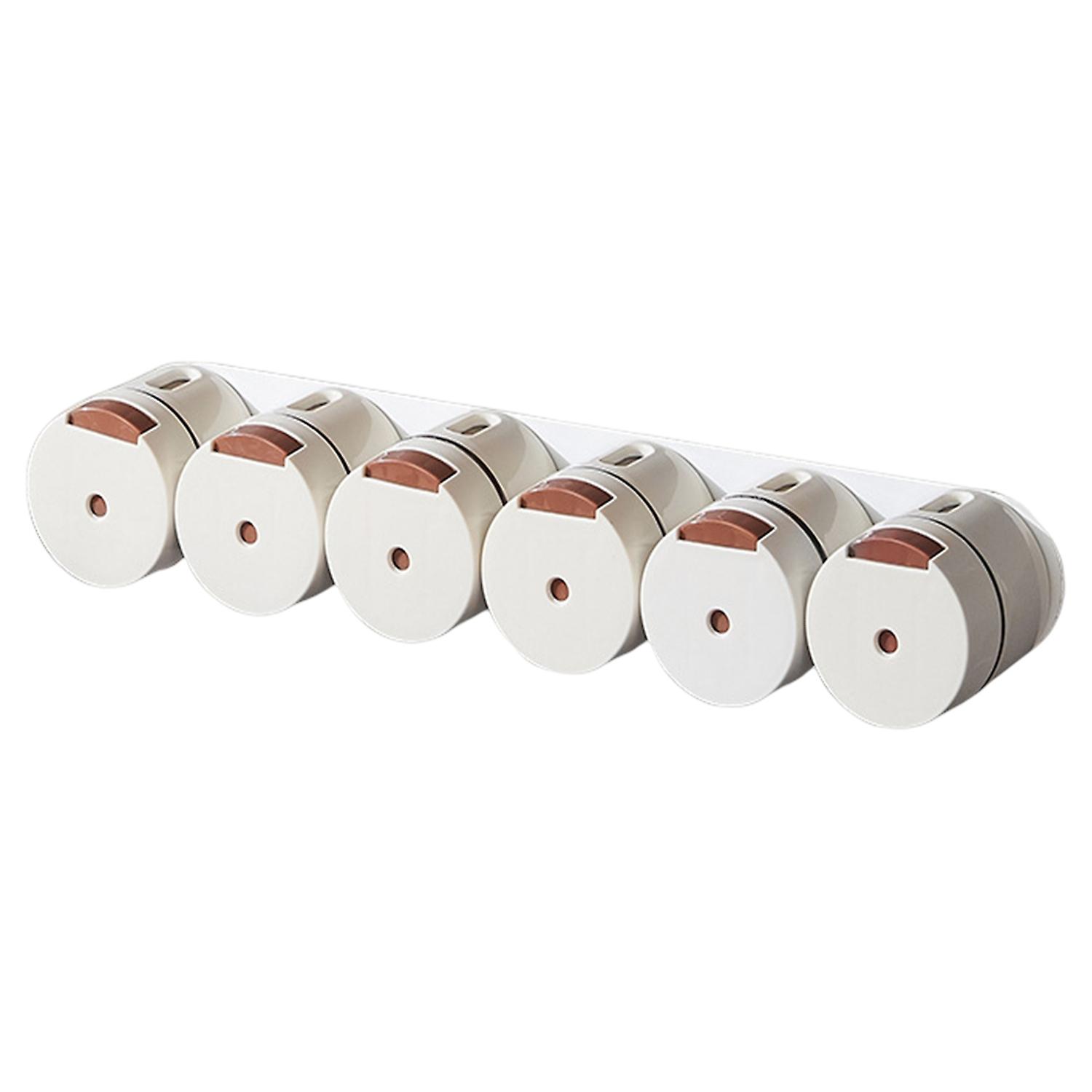 Spice Jar Magnetic Suction Good Sealing Visible Window Even Discharge Wall Mounted Spice Container K