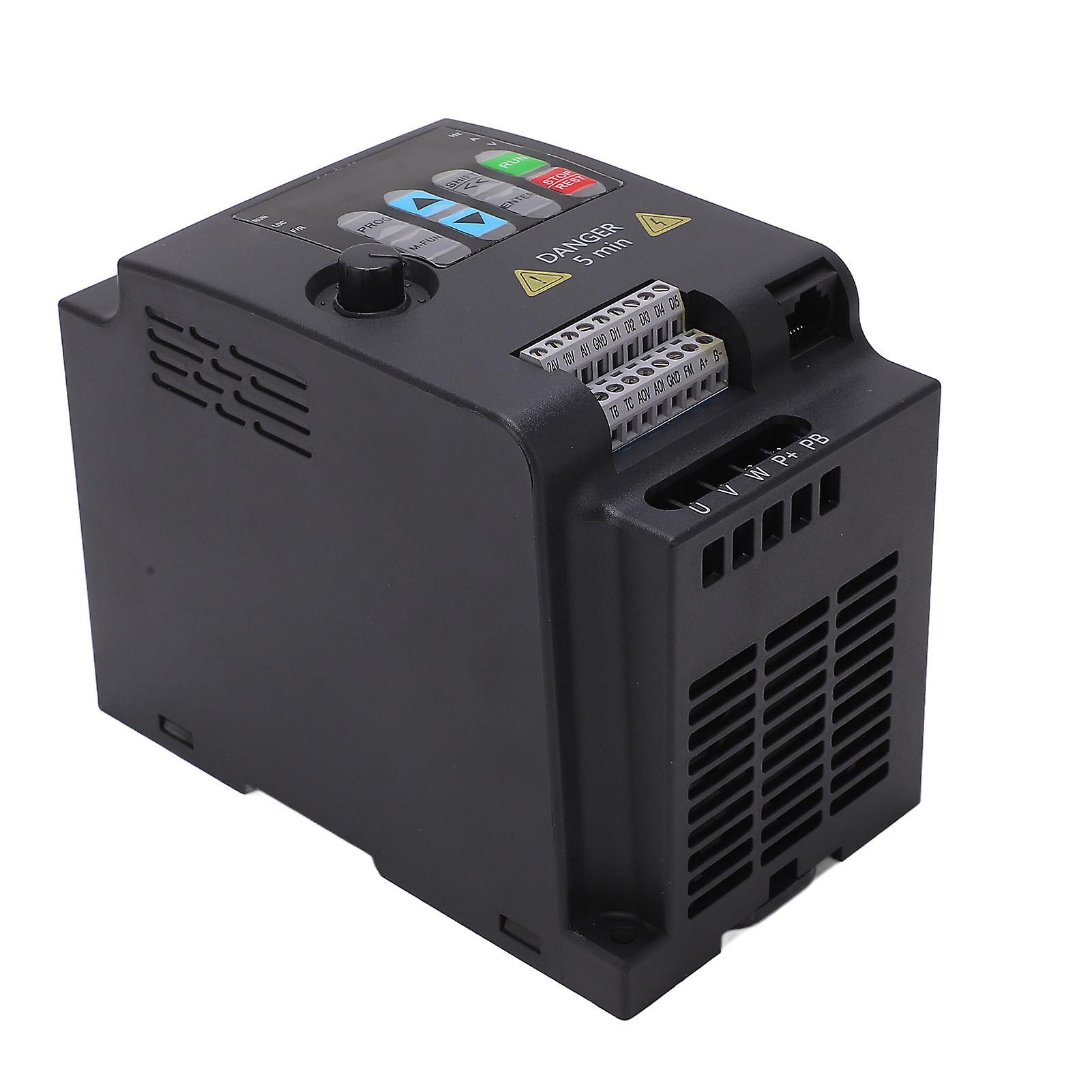 Variable Frequency Drive 2.2KW Single Phase To 3 Phase VFD Mini Frequency Inverter AC 220V Input AC 0‑220V Output