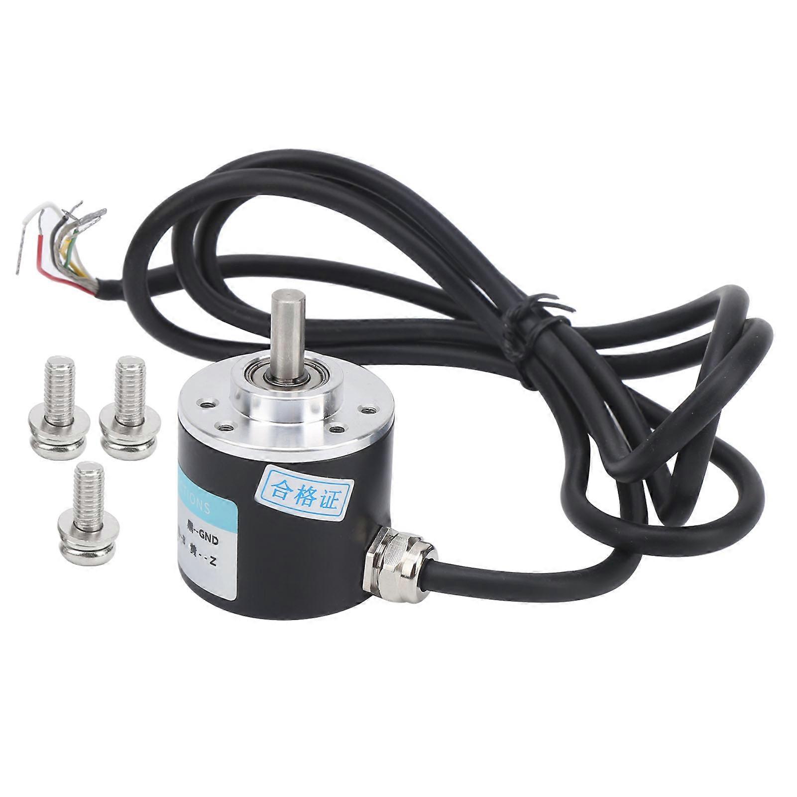 Encodeur ABZ incrémental triphasé à arbre plein 6 mm, réducteur de moteur, équipements DC5-24VC38S6G5-360Z