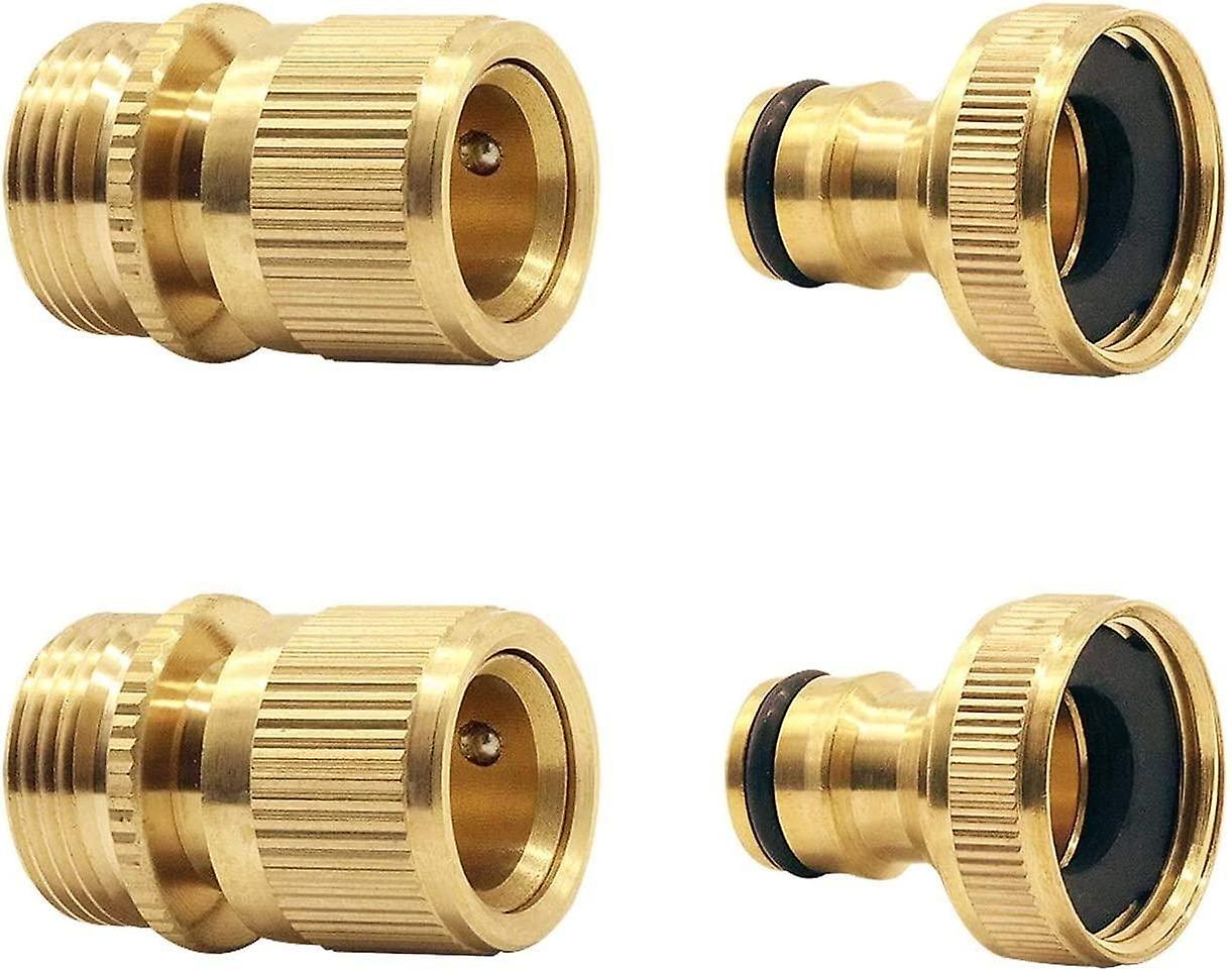 Garden Hose Quick Connect Expandable Garden Hose Male To Female Adapter Connector for Faucet and Jet