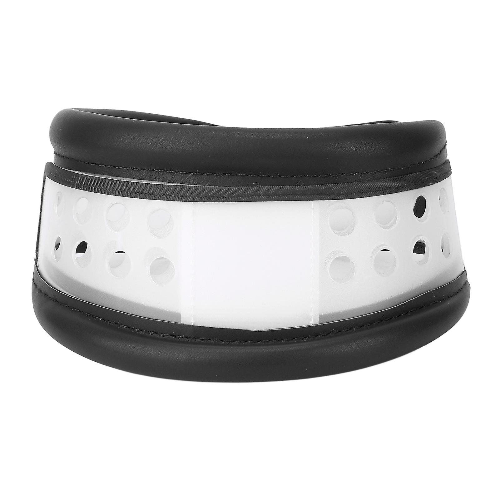 Height Adjustable Cervical Collar Breathable Cervical Spine Fixation Neck Support for Men and Women Black M