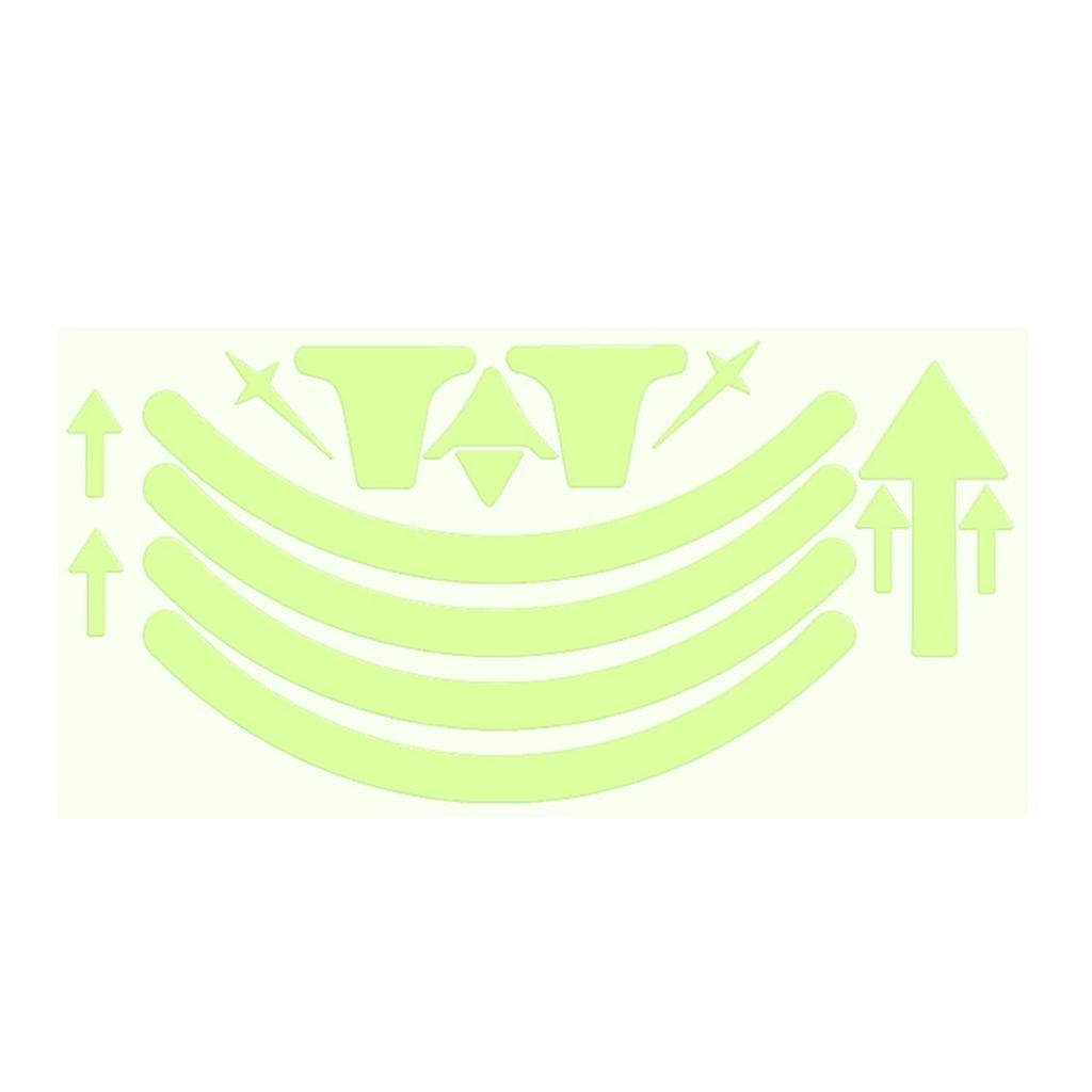 Luminous Stickers Lightweight Fluorescent Decals Night Flight Sticker Patch