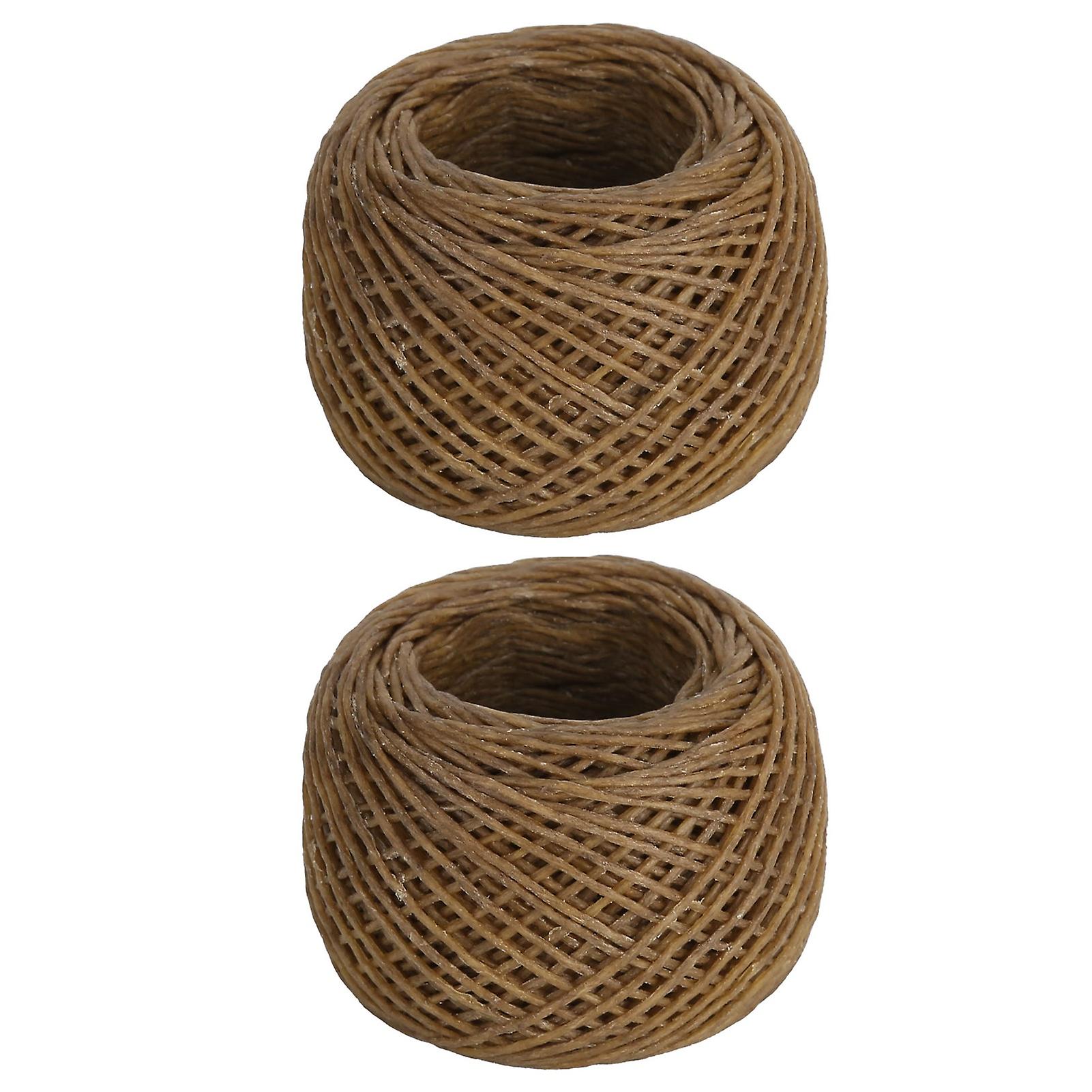 2pcs 1.2mm Hemp Candle Wicks for Aromatherapy Candles, Eco-Friendly, DIY Oil Lamp