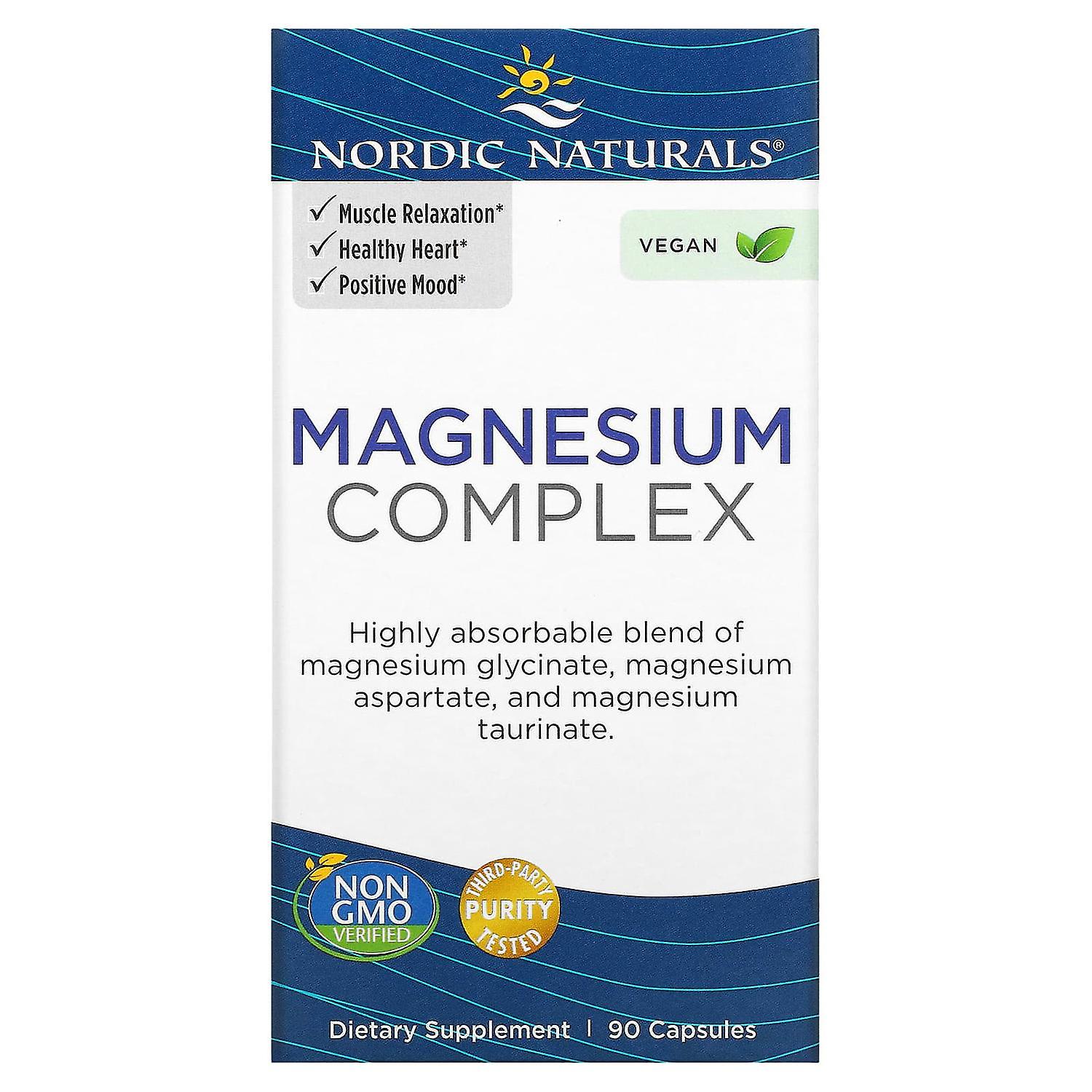 Nordic Naturals, Magnesium Complex, 90 Capsules