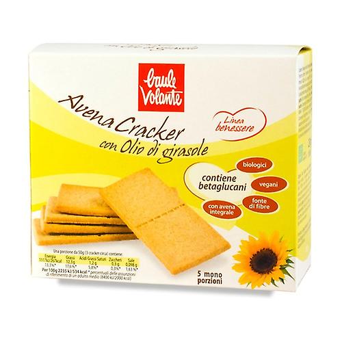 Oat crackers with sunflower oil - wellness line 5 units of 50g