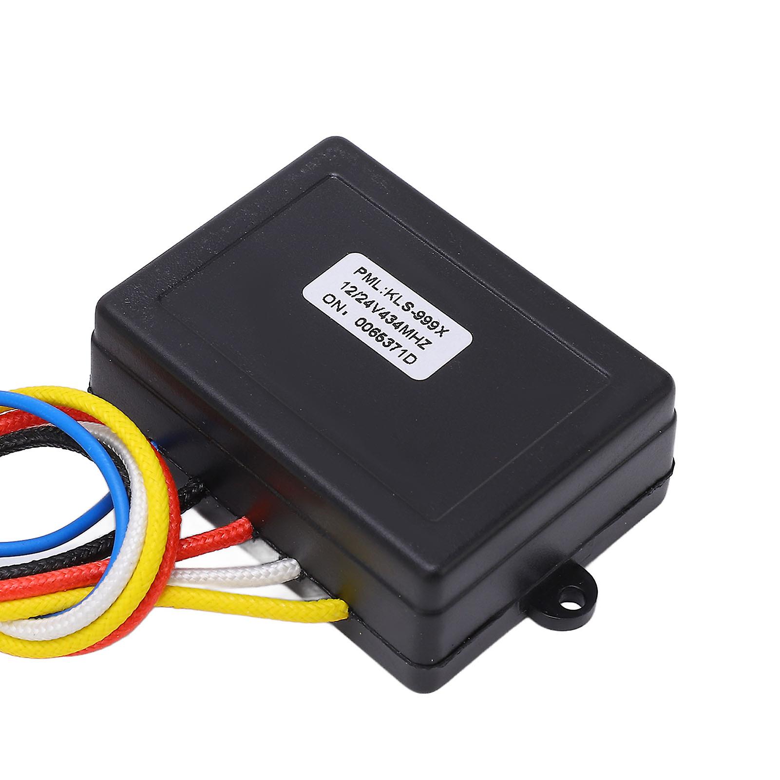 Wireless Winch Remote Control Kit with Receiver 12V 24V 75ft Long Range Universal Accessory