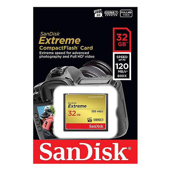 Sandisk 32Gb Extreme Compactflash Card With (Write) 85Mb/S And (Read)120Mb/S Sdcfxsb 032G Other Interface/Add On Cards