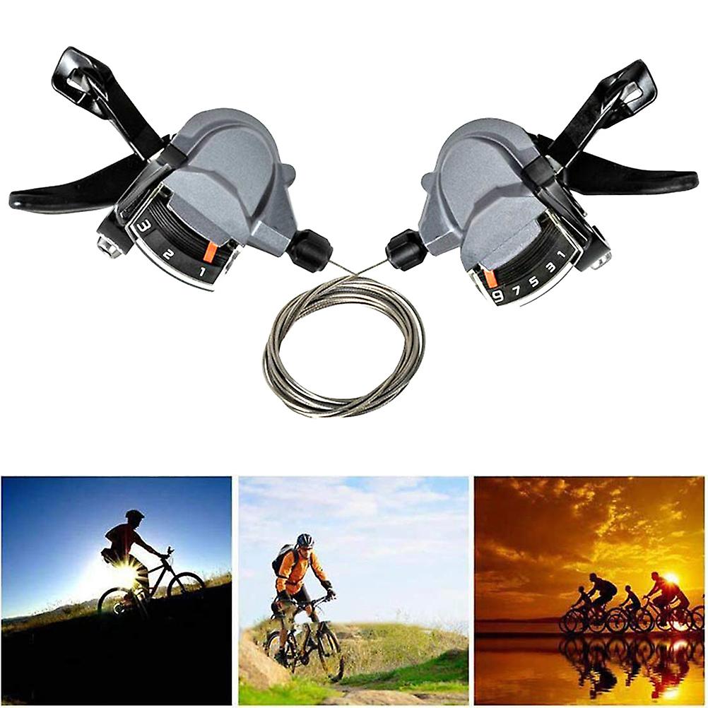 Professional 9-Speed Bike Shifter, Ergonomically Designed Finger Position For Comfortable Operation, OPTISLICK Cables Improve Routing Efficiency