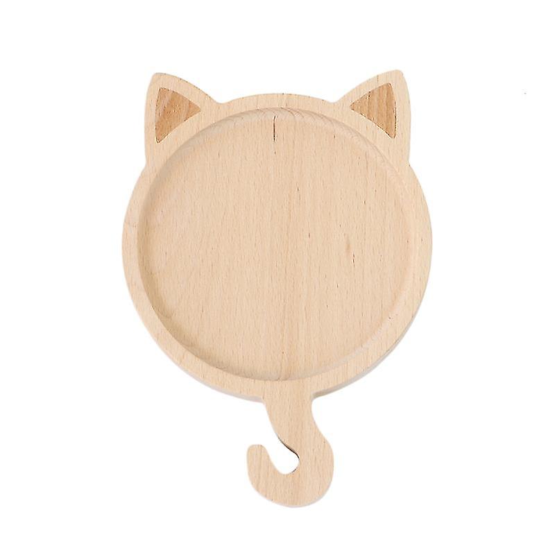 1pcs Cartoon Wooden Plate