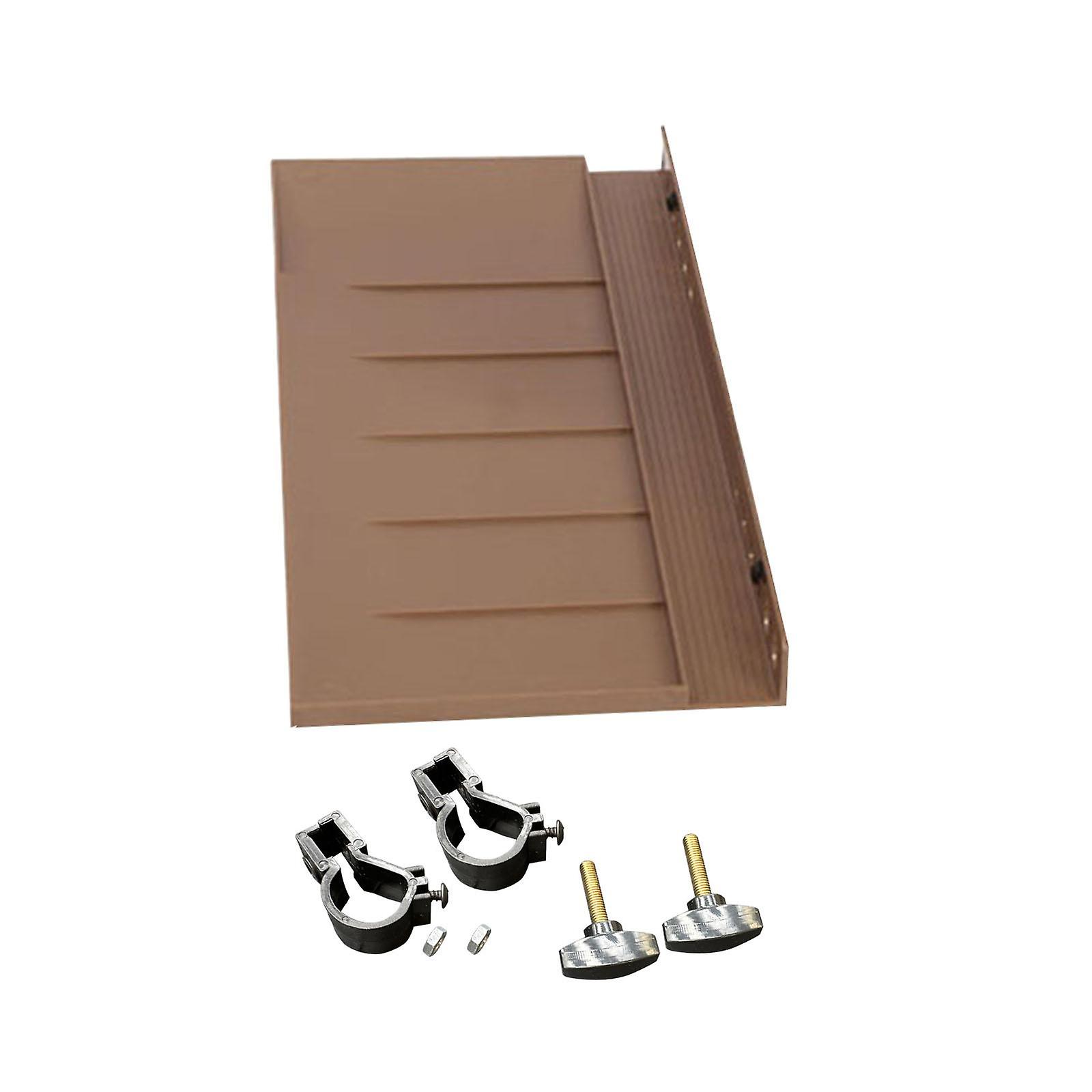 Easel Tray Shelf Easel Stand Removable Indoor Artists Painting Tools Storage Brown