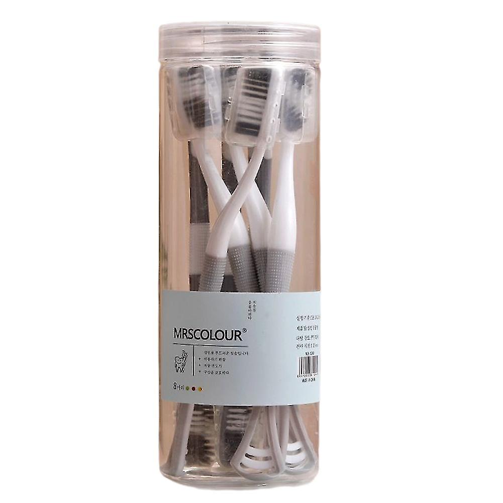 2 in 1 Toothbrush Double Head Tongue Cleaning Brush with Storage Box Teeth Cleaning Tool