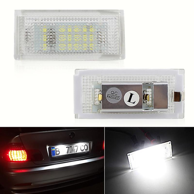Bmw E46 Sedan E46 Led Number Plate Lights 2pcs For Bmw E46 Led Car