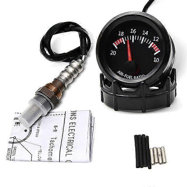 A 52mm Air Fuel Ratio Gauge Digital Arrow Display With Lambda Probe Oxygen O2 Sensor High-end Car Gauge Fit For 12v Car 234-4209