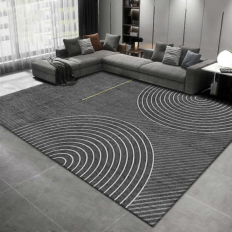 Sort bue stil Tæppe Moderne abstrakte tæpper Stue Soveværelse Tæppe