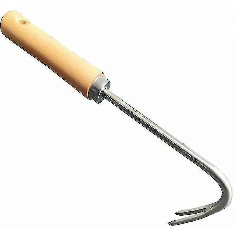 Manual weeding tool for outdoor garden