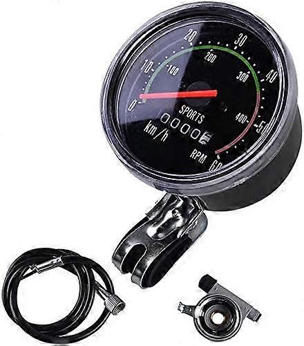 New Analog Speedometer Odometer Classic Style for exercycle & Bike