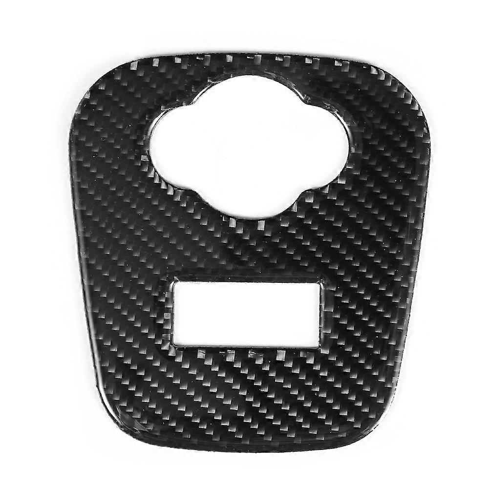 Carbon Fiber Cigarette Lighter Panel Cover Trim Sticker Fit for Mini Cooper F55 F56 F57 NO.79024