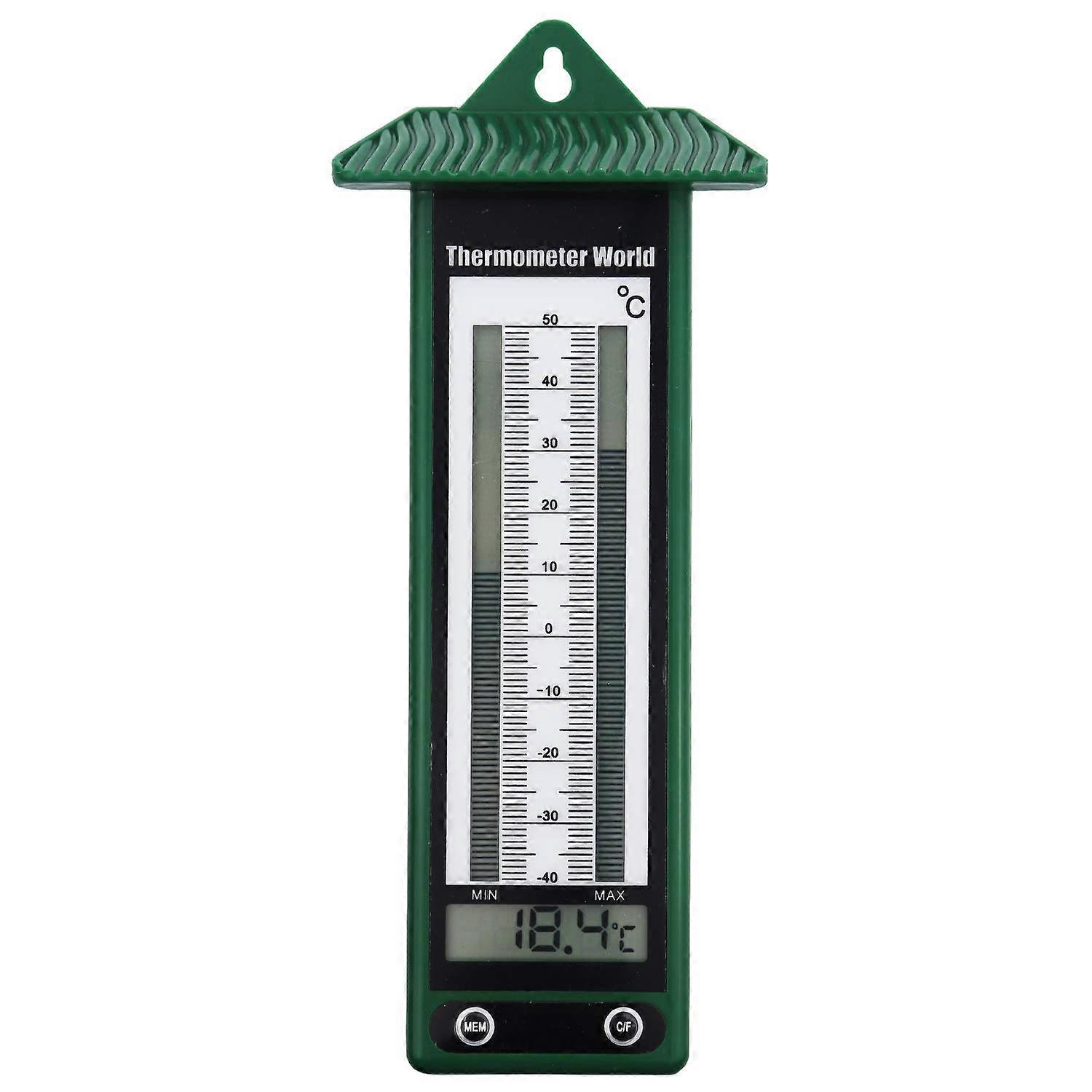 Digital Greenhouse Thermometer - Max Min Thermometer to Measure Maximum and Minimum Temperatures in