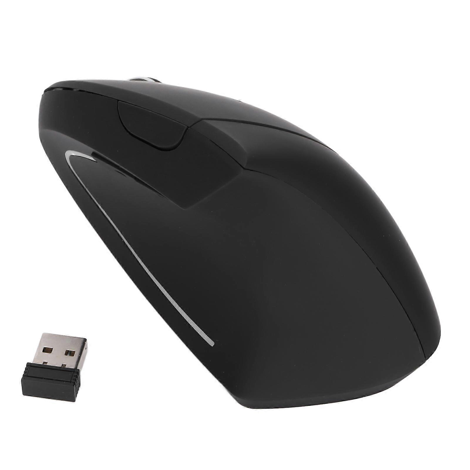 Wireless Optical Mouse 2.4GHz Comfortable Grip Vertical Precise Control High Resolution Computer Supplies