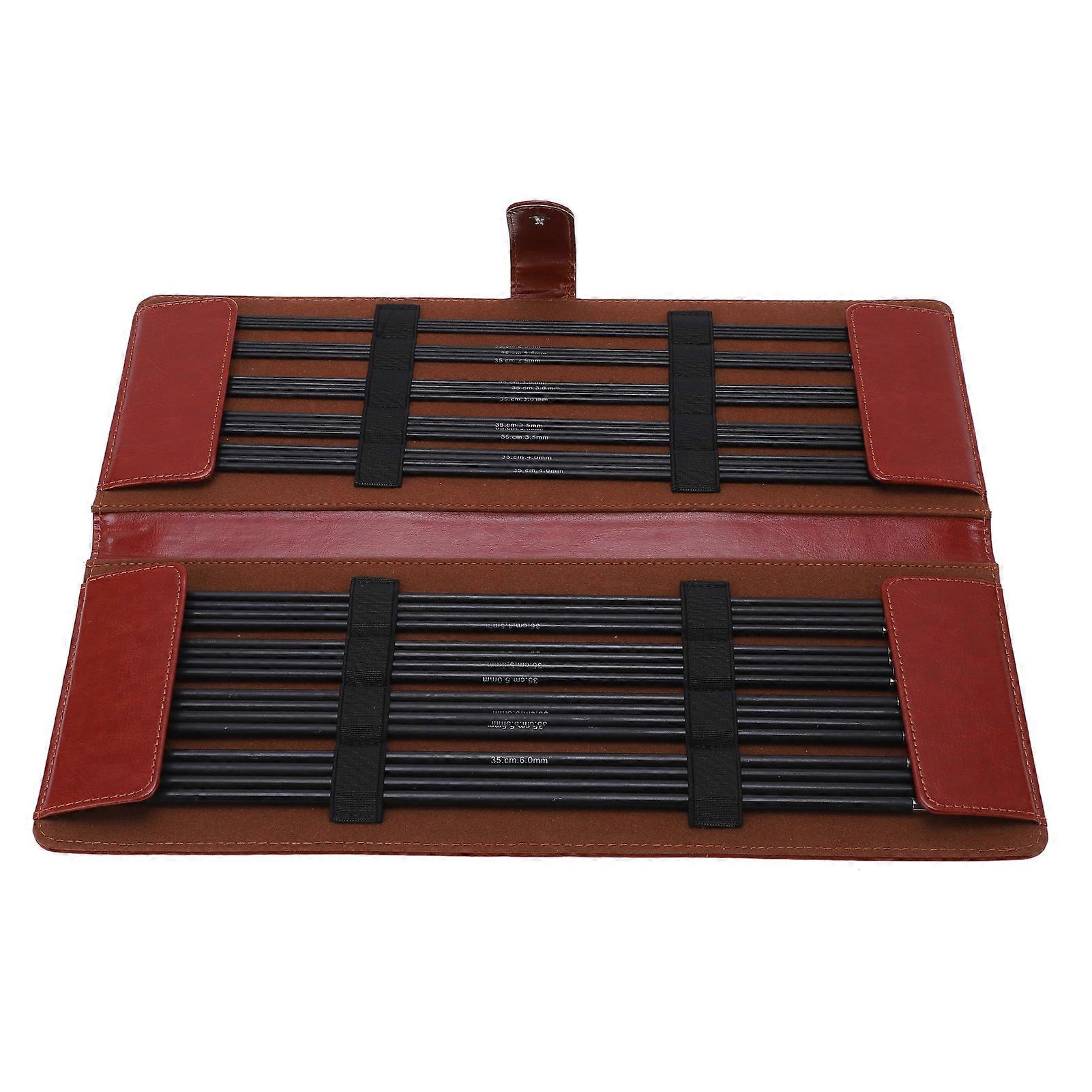 14 in Knitting Needles Set Various Sizes Available Double Pointed 35cm Knitting Supplies with PU Storage Bag