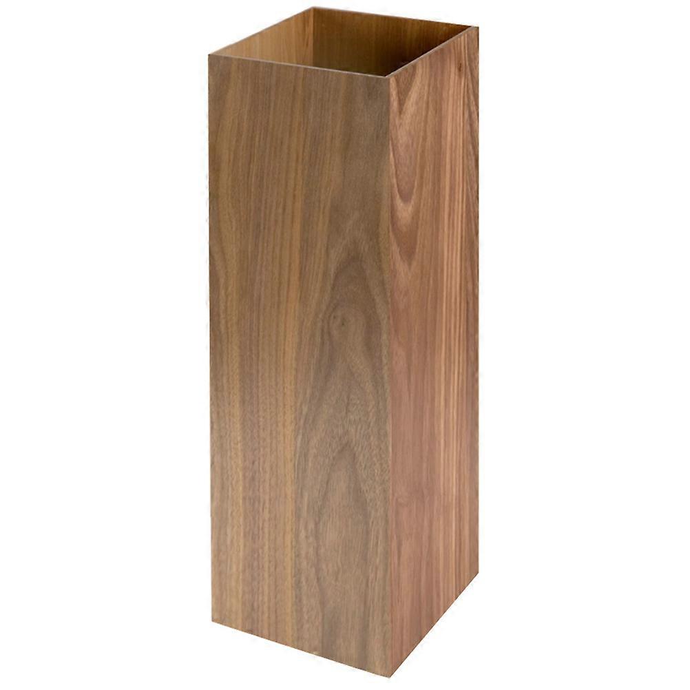 Paragüero cuadrado de madera vintage