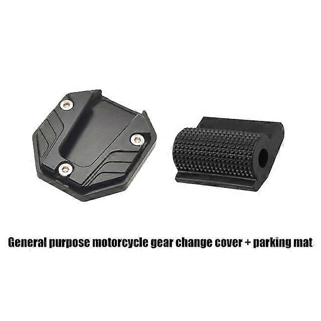Motorcycle Bikes Side Tripod Seat Kickstand Extender Foot Side Stand Extension Foot Pad Plate Bike Modified Leg Brace maxpower