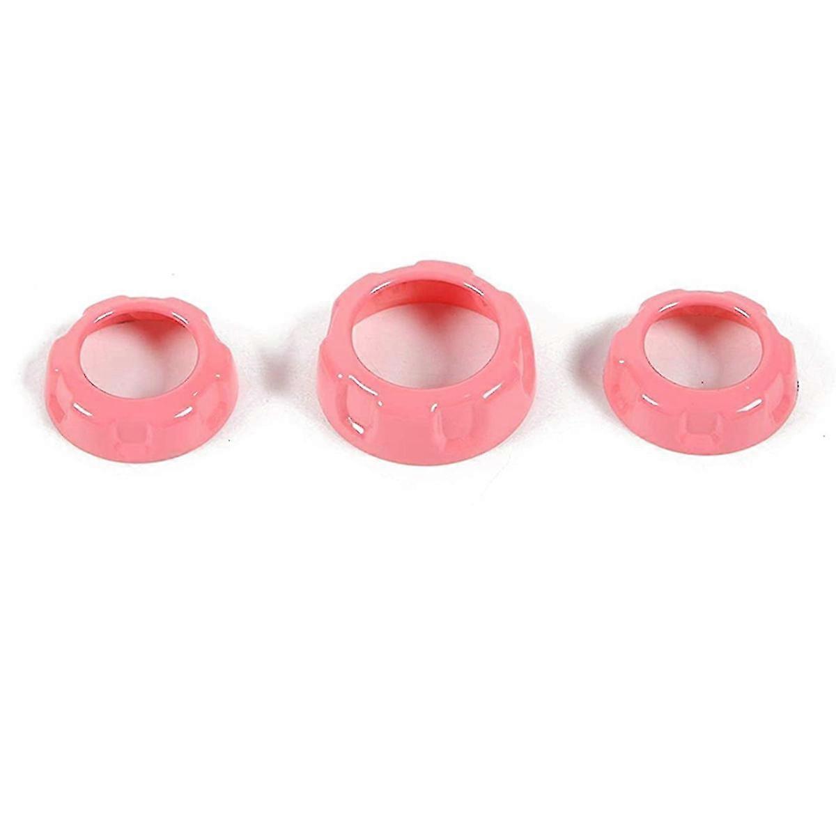 Radio Ac Knobs Air Conditioner Switch Button For Dodge, Pink