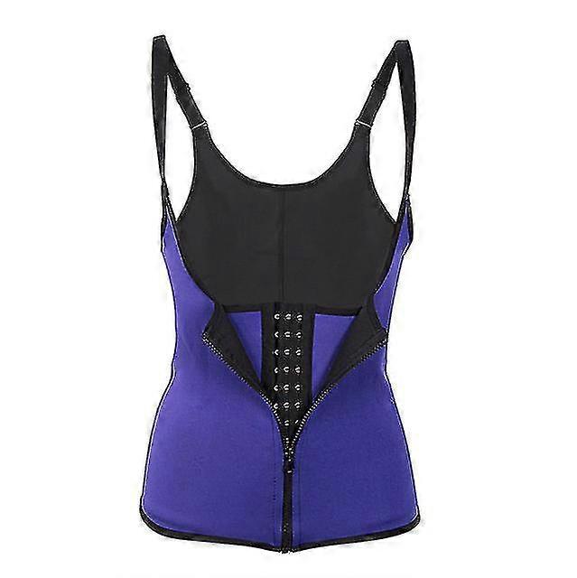 3 Clip&1 Zip 6 スチール ボーンドウエストトレーナー コルセット スポーツワークアウト ボディシェーパー おなかコントロール