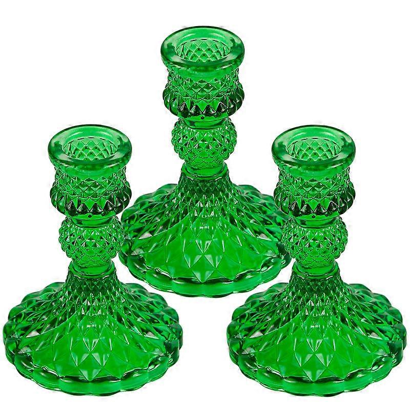 Taper Glass Candle Holder -Candlestick Holders for Wedding Dcor