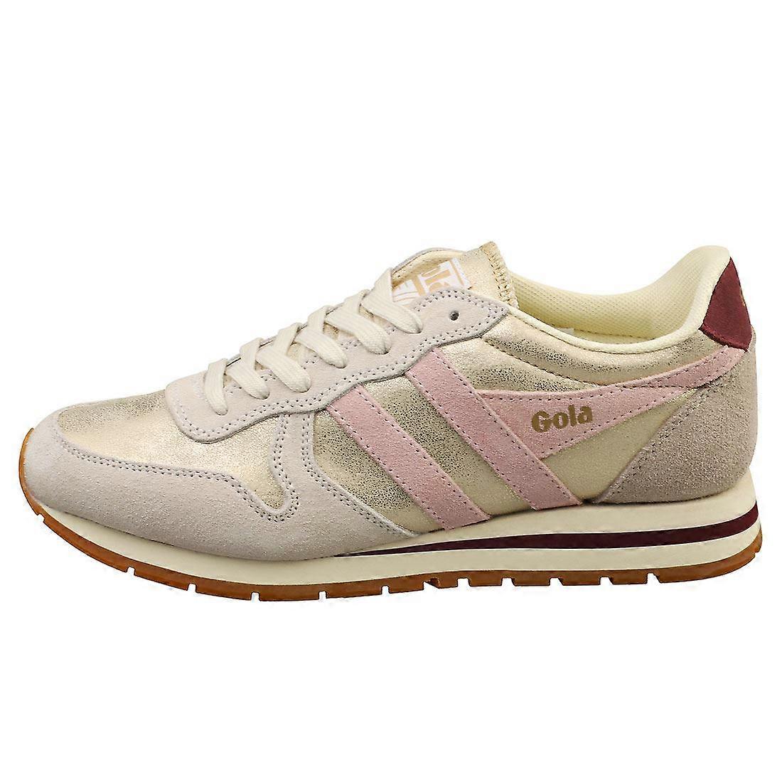 Gola Daytona Blaze Sneakers - Leder Sneaker Mit Keilabsatz CLB338YT