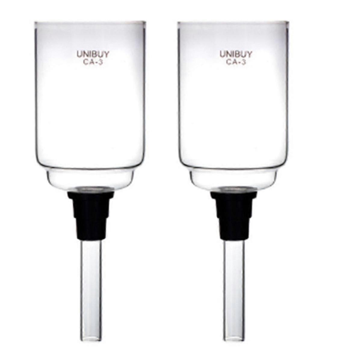 2X αξεσουάρ καφετιέρας Syphon Pot -3/5Cup υψηλής ποιότητας μέρη καφετιέρας καφέ Siphon κενού δοχείου εκ νέου