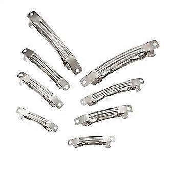 10pcs francês barrette cabelo pino clip automático fivela base bow pente hairpin suprimentos para cocares joias fazendo acessórios