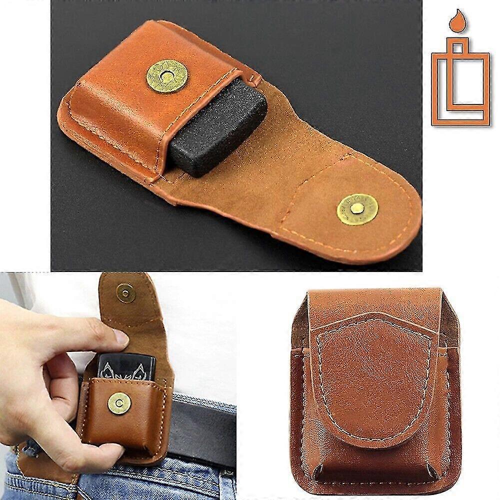 Cuir Lighter Case Fait à la main Holster Belt Loop Clip Pouch Holder pour Zippo