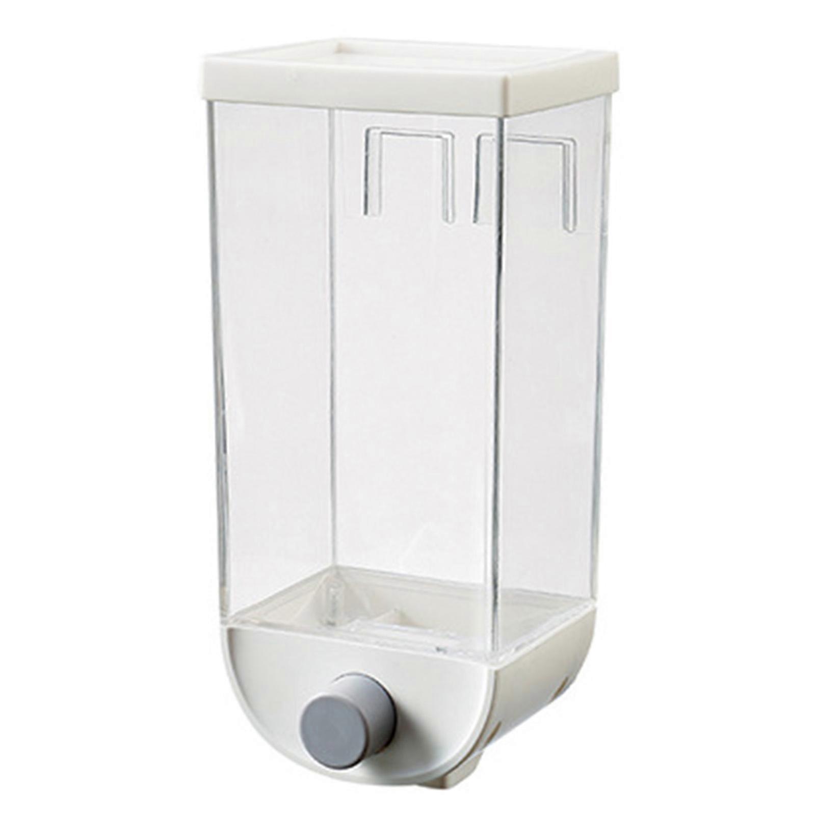 Press-On Cereal Storage Box Transparent and Visible Plastic Storage Container for Rice Flour Nuts Storage