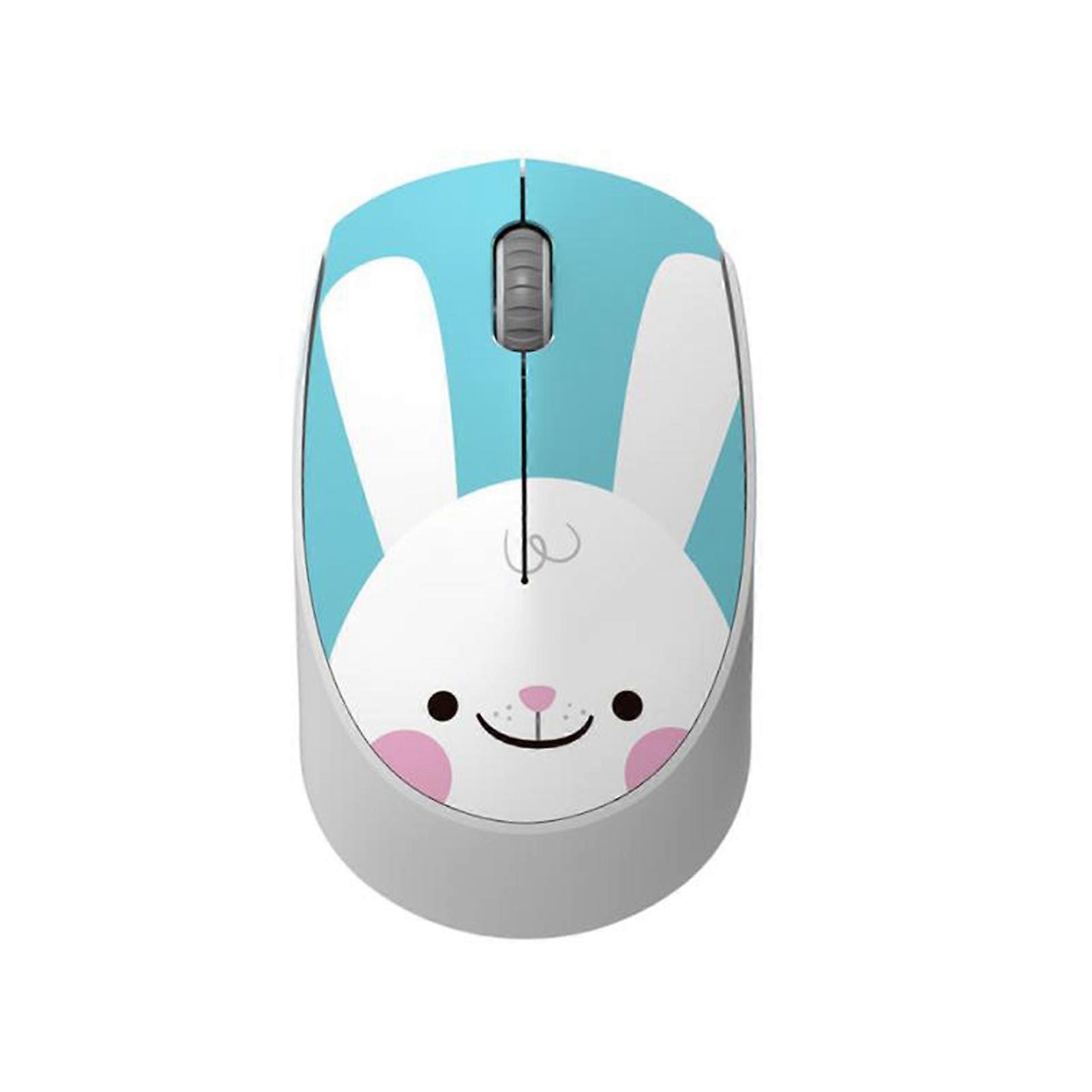 Wireless Mouse Cute Cartoon Animal Shape Rechargeable Optical Mice Computer Accessories Plug And Play Bluetooth-compatible Mouse Laptop Tablet Mouse