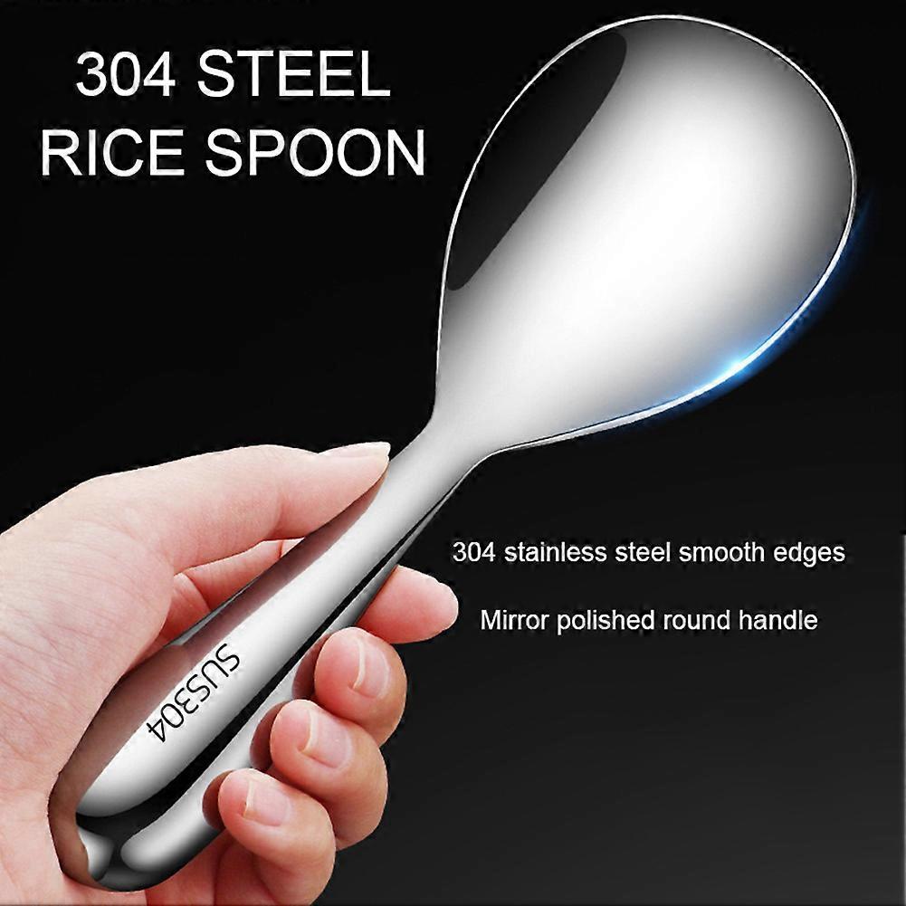 Stainless Steel Serving Spoon Kitchen Non stick Rices Shovel Household ...