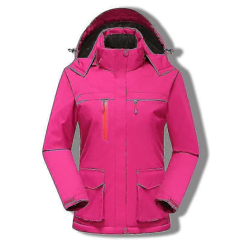 Women's Heated Jacket, Windproof Electric Insulated Coat With Detachable Hood