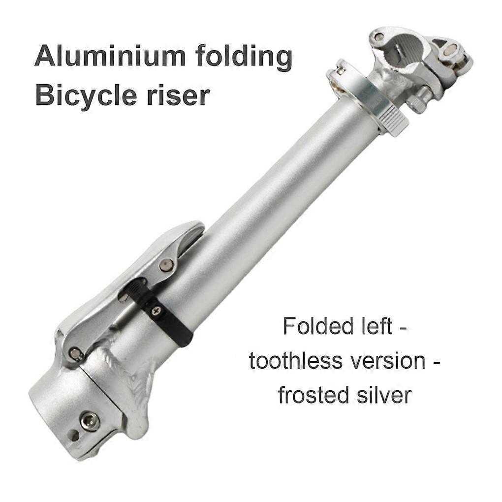 Tige De Guidon élévatrice Double - 45mm - Vélo Route, Aluminium, Pliable