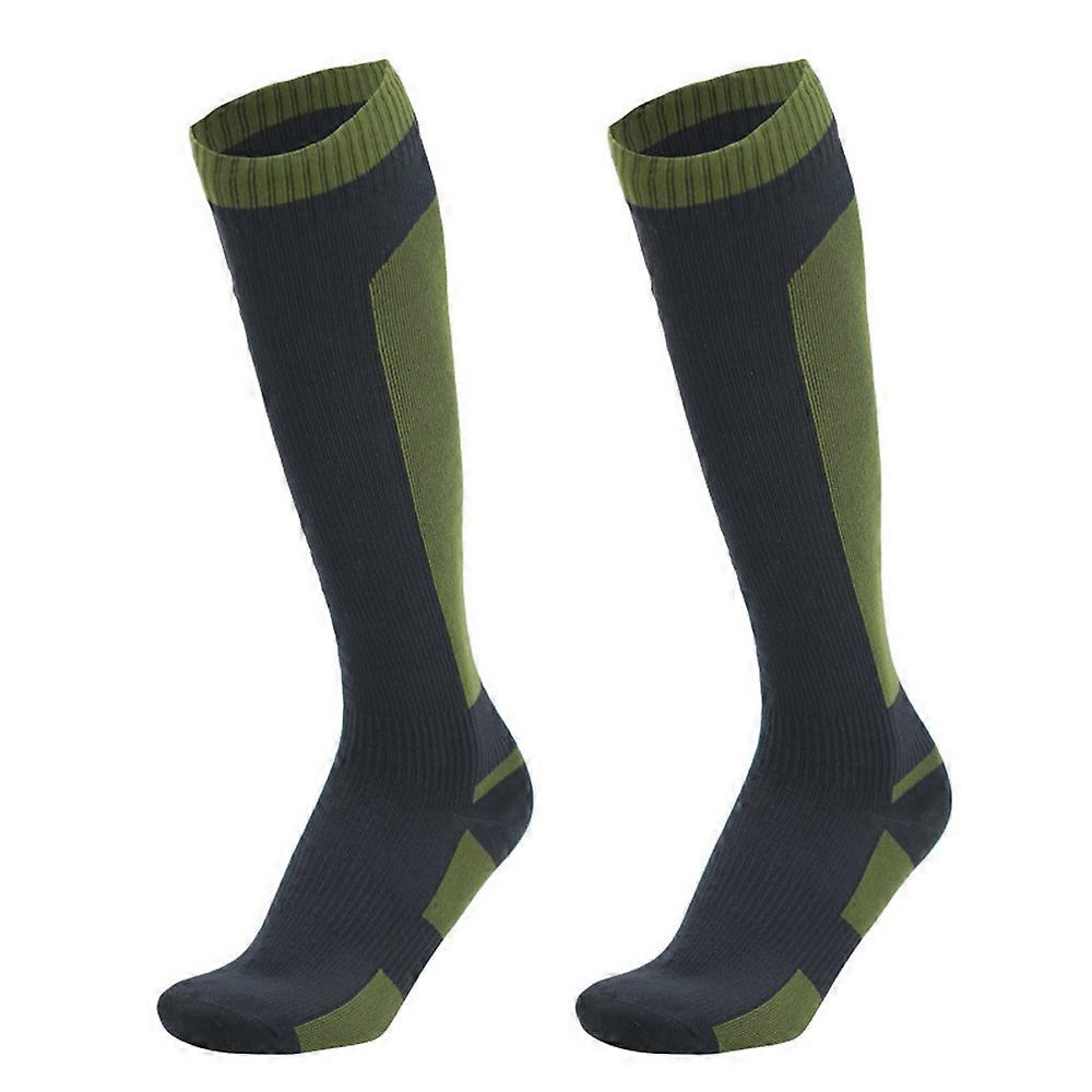 Waterproof Socks for Outdoor Activities - Long Tube Waterproof Socks for Hiking Cycling and Camping - Keep Feet Warm and Dry - Targeted for Adventur