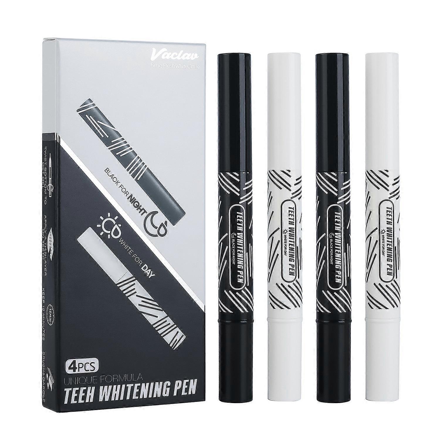 Whitening Pen - Bright Pen 4Pack - Enamel Safe Teeth Whitening - Whitening Without The Harm - Action Stain - Dentist Formulated And Certified No8ml 24