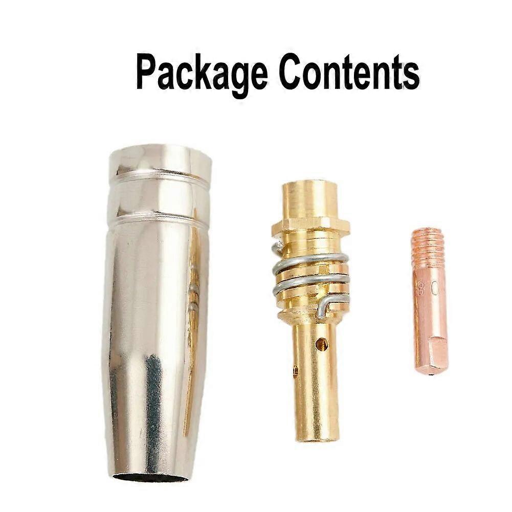 Welding Torch Consumable Nozzle 15AK Argon Arc 06/08/09/10/12mm Nozzle Holder Contact Tip For 15AK MIG Welding Torch