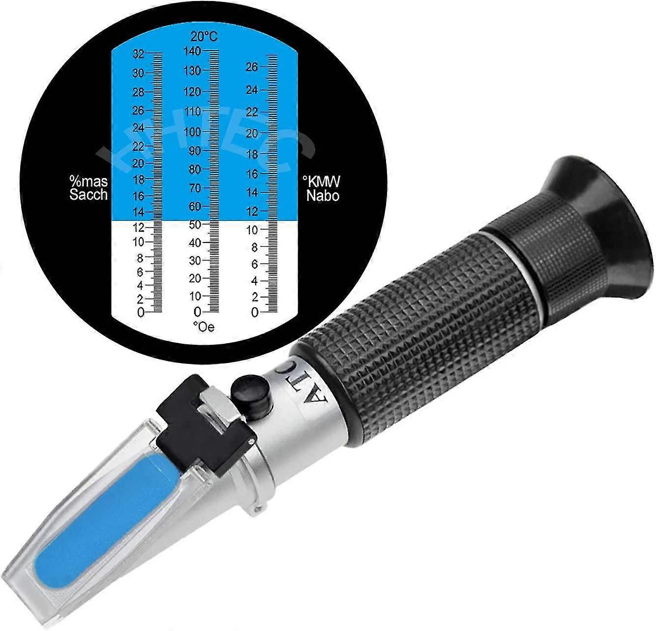 Sugar Content Refractometer, Refractometer 0-32 Brix Wine Refractometer For Measuring The Sugar Cont
